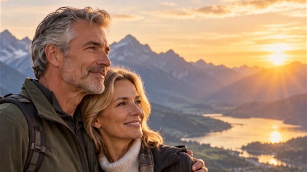 Executive couple enjoying an Atlantic coastal retreat in Newfoundland and Labrador